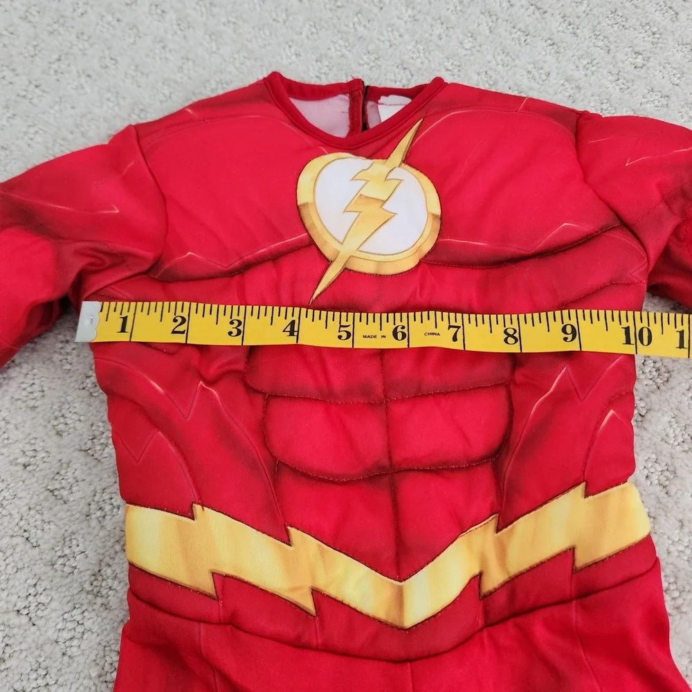 DC Comics The Flash Muscle Chest Costume Toddler Boys Size 2T